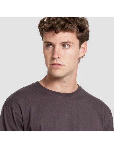 Pigiama uomo franella Raya Derek grigio antracite