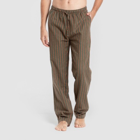 Pigiama uomo franella Raya Vermont verde