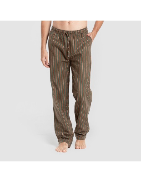 Pigiama uomo franella Raya Vermont verde