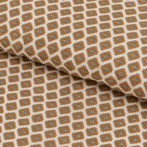 Copripiumino cotone Iñaki ocre - verde secco 2