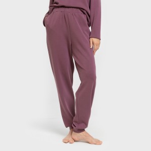 Pantaloni jogger fluidi donna