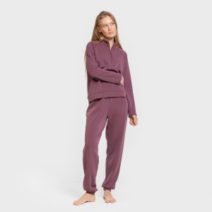 Pantaloni jogger fluidi donna 2
