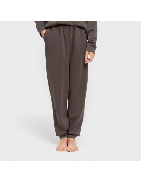 Pantaloni jogger fluidi donna