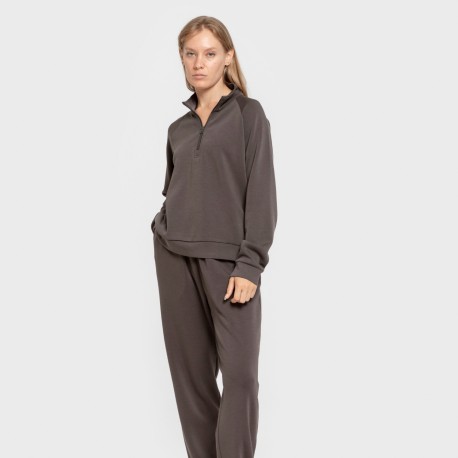 Pantaloni jogger fluidi donna