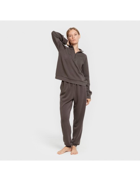 Pantaloni jogger fluidi donna