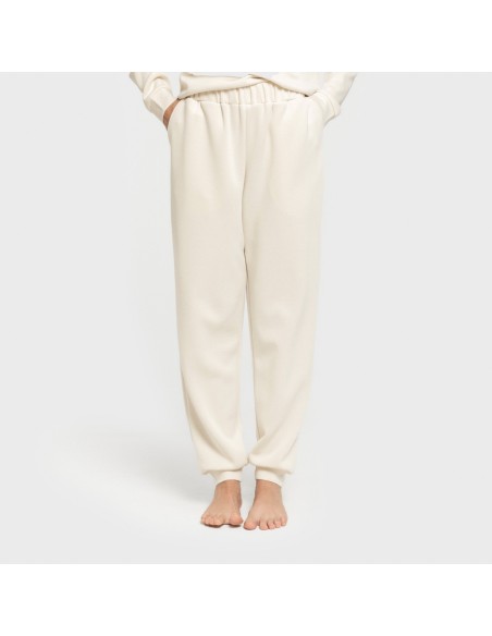 Pantaloni jogger fluidi donna