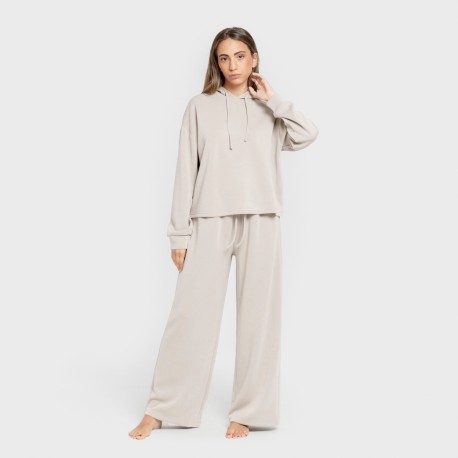 Pantalone lungo fluido donna