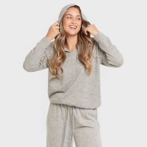 Felpa con cappuccio New maglia extra morbida donna