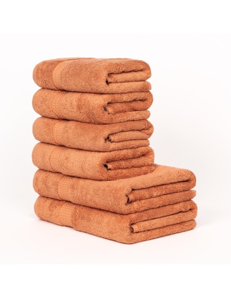 Set di 6 asciugamani 700g