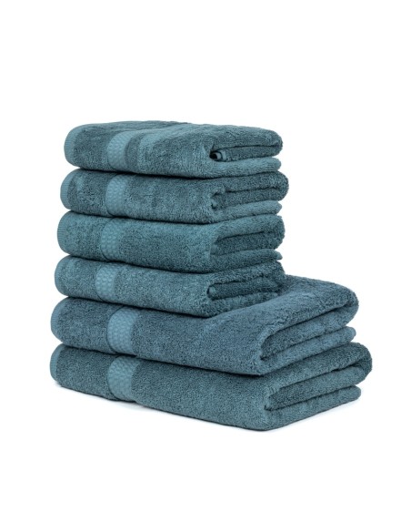 Set di 6 asciugamani 700g