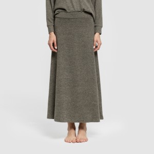 Gonna midi svasata New maglia extra morbida