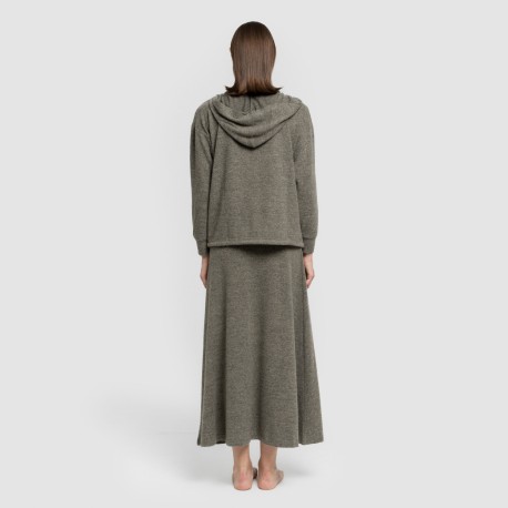 Gonna midi svasata New maglia extra morbida