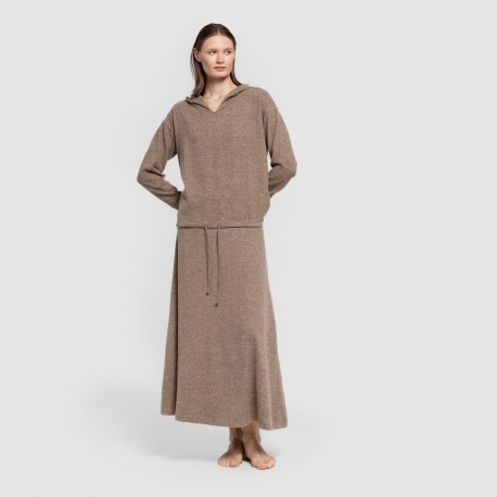 Gonna midi svasata New maglia extra morbida