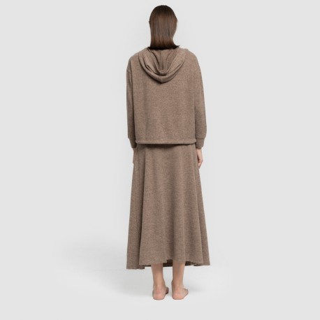 Gonna midi svasata New maglia extra morbida