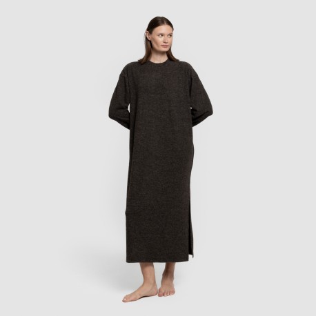 Vestito midi a maniche lunghe New maglia extra morbida