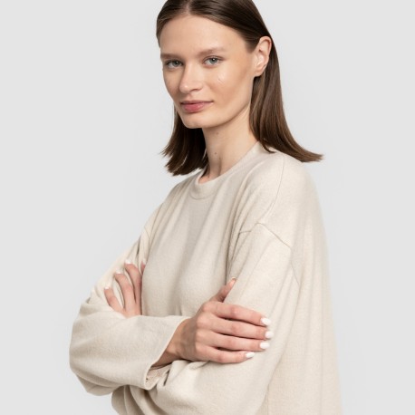 Vestito midi a maniche lunghe New maglia extra morbida