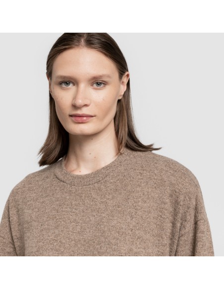 Vestito midi a maniche lunghe New maglia extra morbida