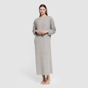 Vestito midi a maniche lunghe New maglia extra morbida 2