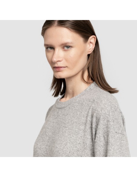 Vestito midi a maniche lunghe New maglia extra morbida