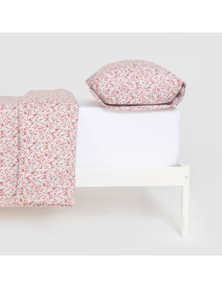 Copripiumino cotone Alda rosa