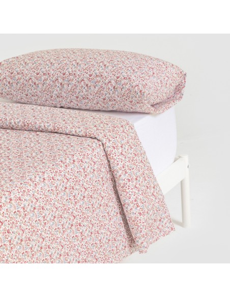 Copripiumino cotone Alda rosa