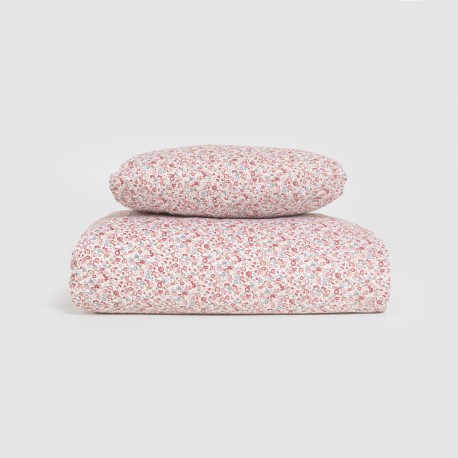 Copripiumino cotone Alda rosa