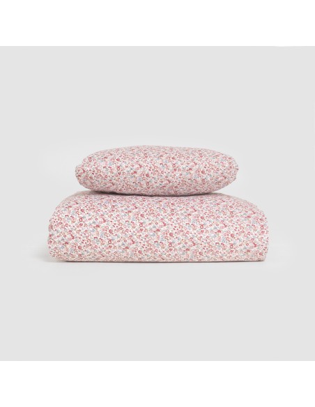 Copripiumino cotone Alda rosa