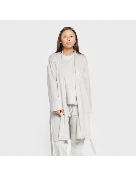 Vestaglia velluto super soft tinta unita