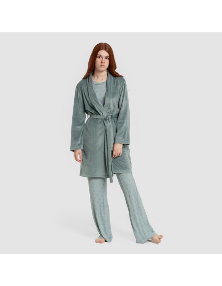 Vestaglia velluto super soft tinta unita