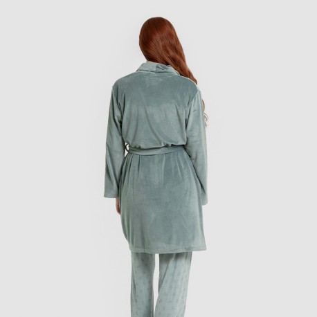 Vestaglia velluto super soft tinta unita