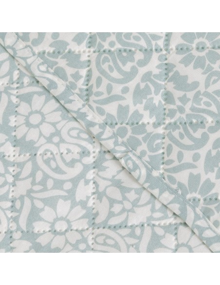 Copriletto bouti Matilde verde secco