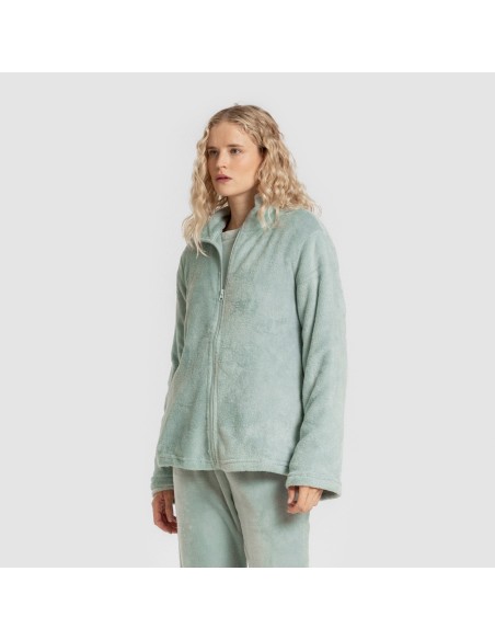 Felpa pile coral donna