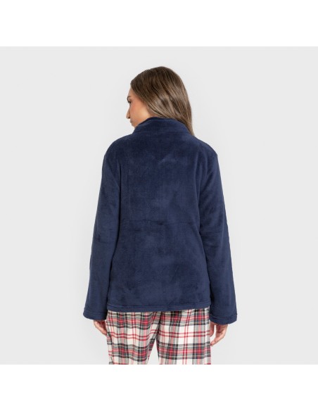 Felpa pile coral donna