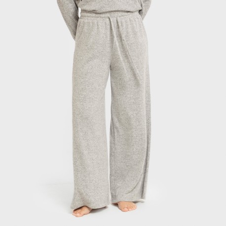 Pantalone lungo ampio in maglia extra morbida