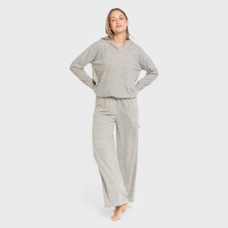 Pantalone lungo ampio in maglia extra morbida