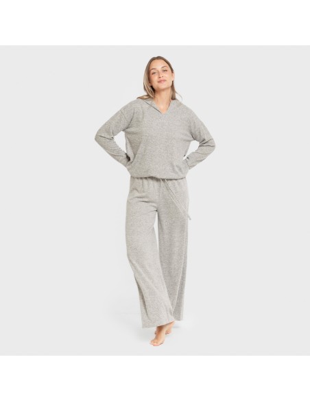 Pantalone lungo ampio in maglia extra morbida Pantalone lungo ampio in maglia extra morbida