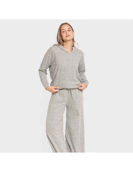 Pantalone lungo ampio in maglia extra morbida Pantalone lungo ampio in maglia extra morbida