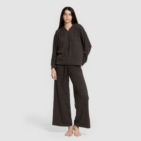 Pantalone lungo ampio in maglia extra morbida