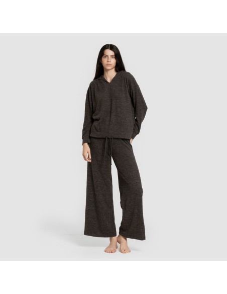 Pantalone lungo ampio in maglia extra morbida Pantalone lungo ampio in maglia extra morbida