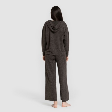 Pantalone lungo ampio in maglia extra morbida