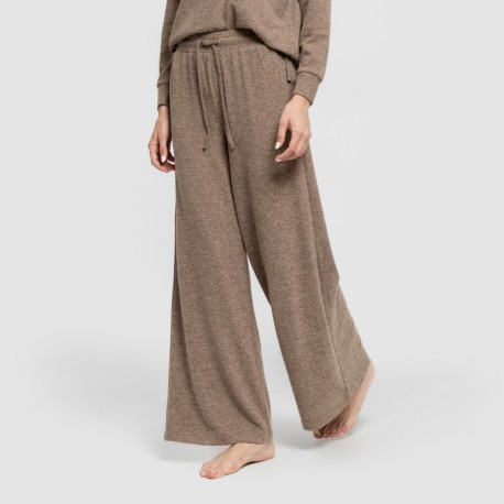 Pantalone lungo ampio in maglia extra morbida