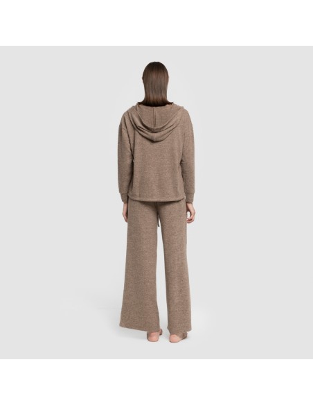 Pantalone lungo ampio in maglia extra morbida Pantalone lungo ampio in maglia extra morbida