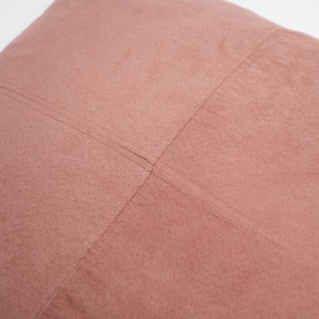 Cuscino quadrato scamosciato - federa + imbottitura