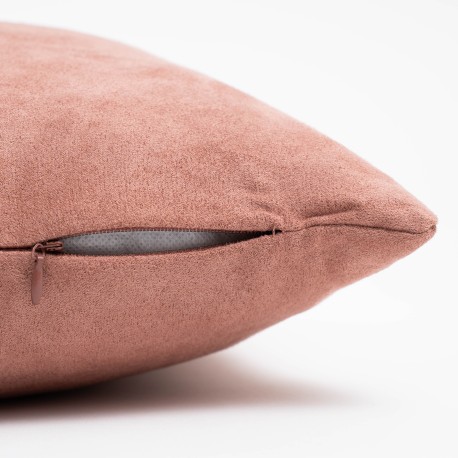 Cuscino quadrato scamosciato - federa + imbottitura