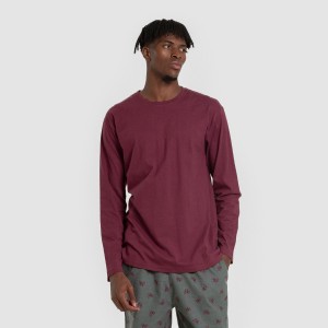 Pigiama uomo franella Sierpes bordeaux