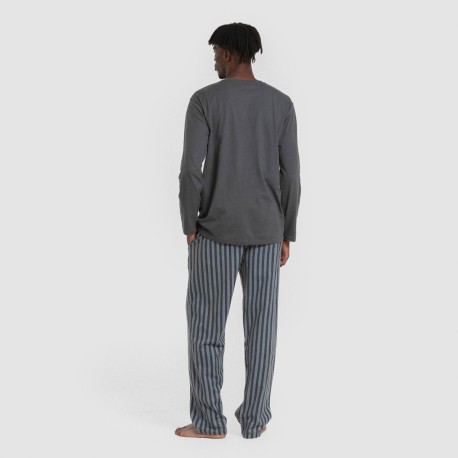 Pigiama uomo franella Raya Vinicius verde azzurrato