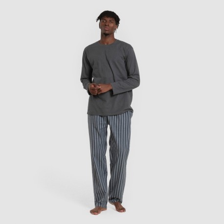 Pigiama uomo franella Raya Vinicius verde azzurrato