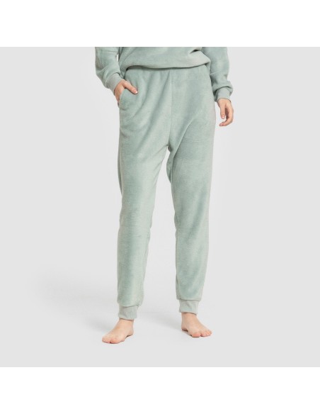 Pigiama coral polsini donna Hello Thursday verde tiffany Pigiama coral polsini donna Hello Thursday verde tiffany