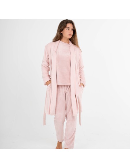 Vestaglia velluto super soft tinta unita Vestaglia velluto super soft tinta unita