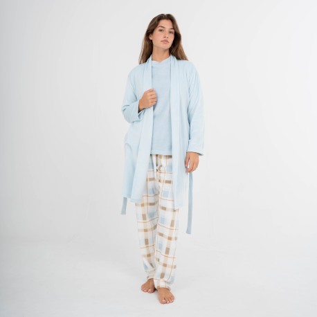 Vestaglia velluto super soft tinta unita